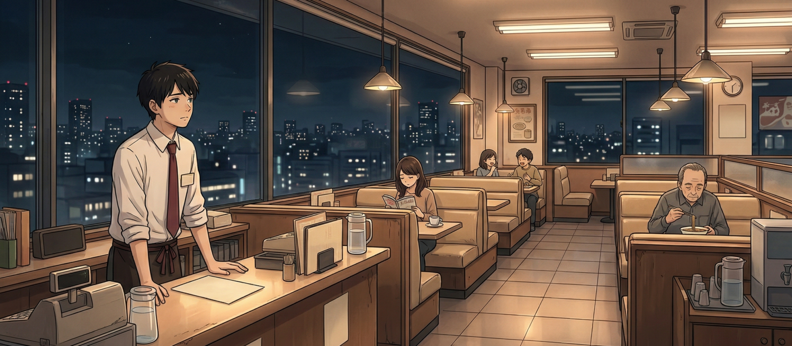 ファミレス行こ。上巻 レビュー記事カバー画像